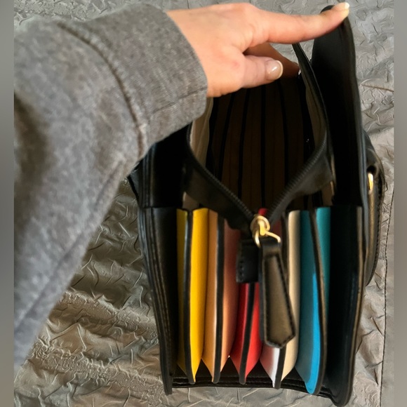 *NWOT* TIMMY WOODS of Beverly Hills (Renee Collection) Round Satchel Handbag - Picture 5 of 8